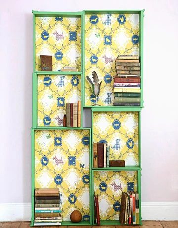 dresser drawers to bookshelf, Country Living