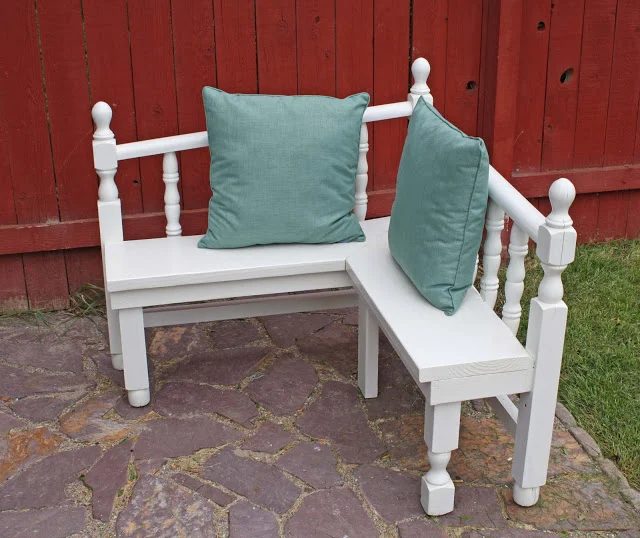 bench from headboard and footboard, Running With Scissors