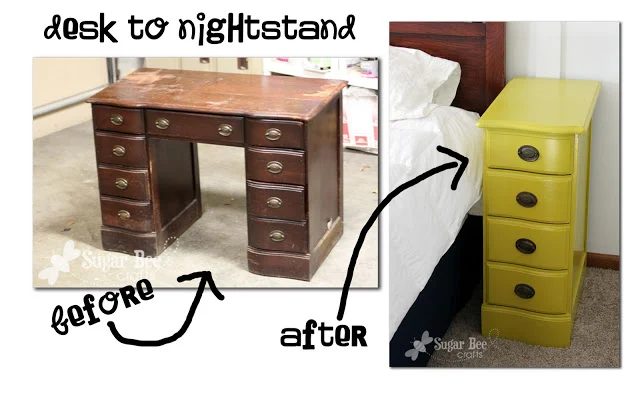 desk to nightstand, Sugar Bee Crafts