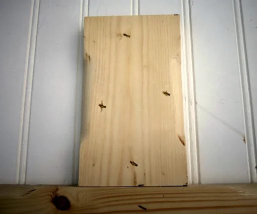 routered board and batten mudroom bench