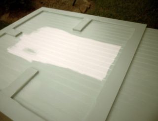 attaching mirror to mudroom bench
