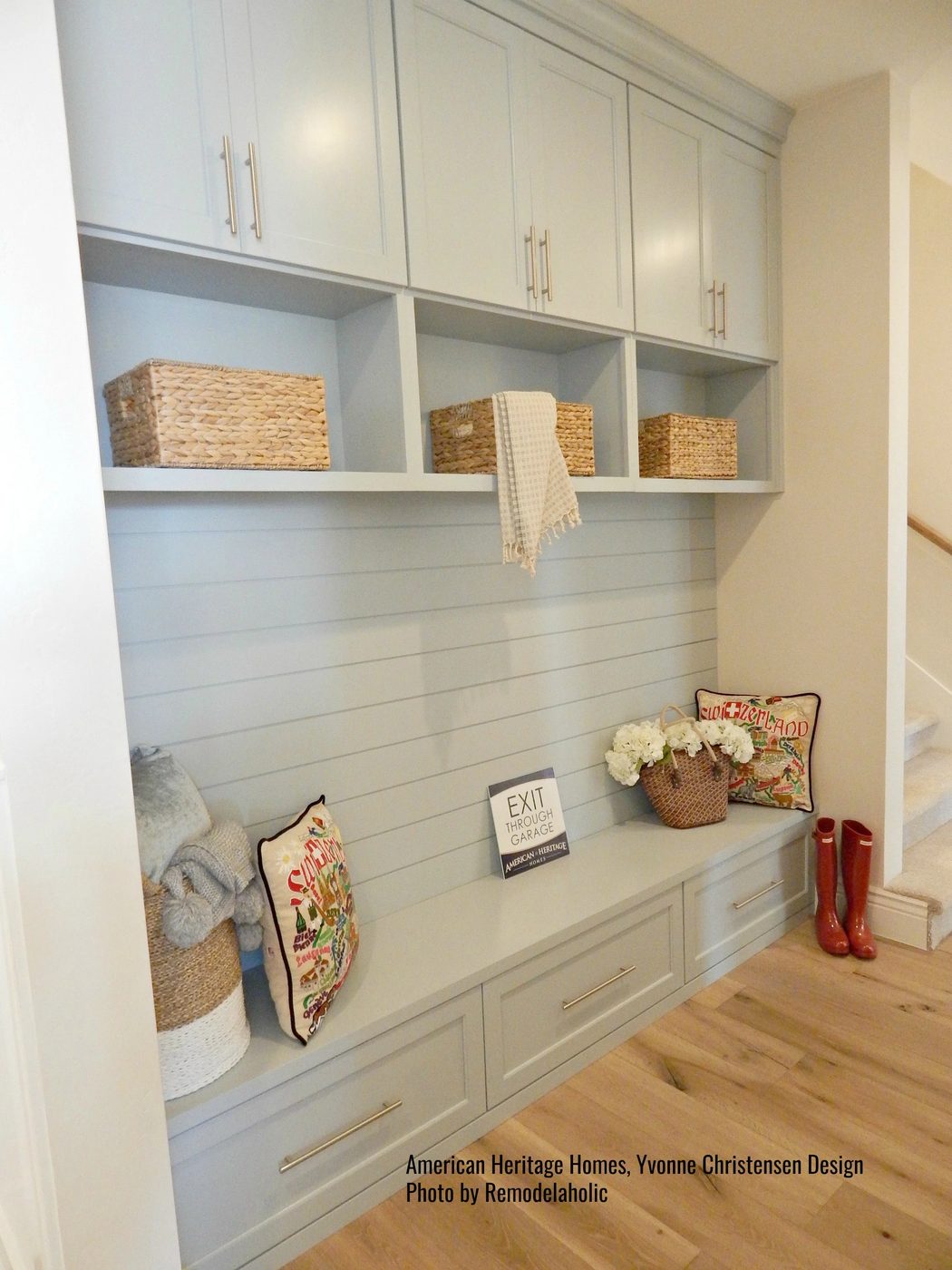 Inspired Through Instagram: Mudroom Inspiration for Entryway Organizing