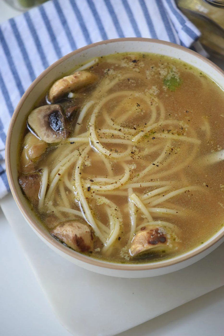 Mushroom Noodle Soup