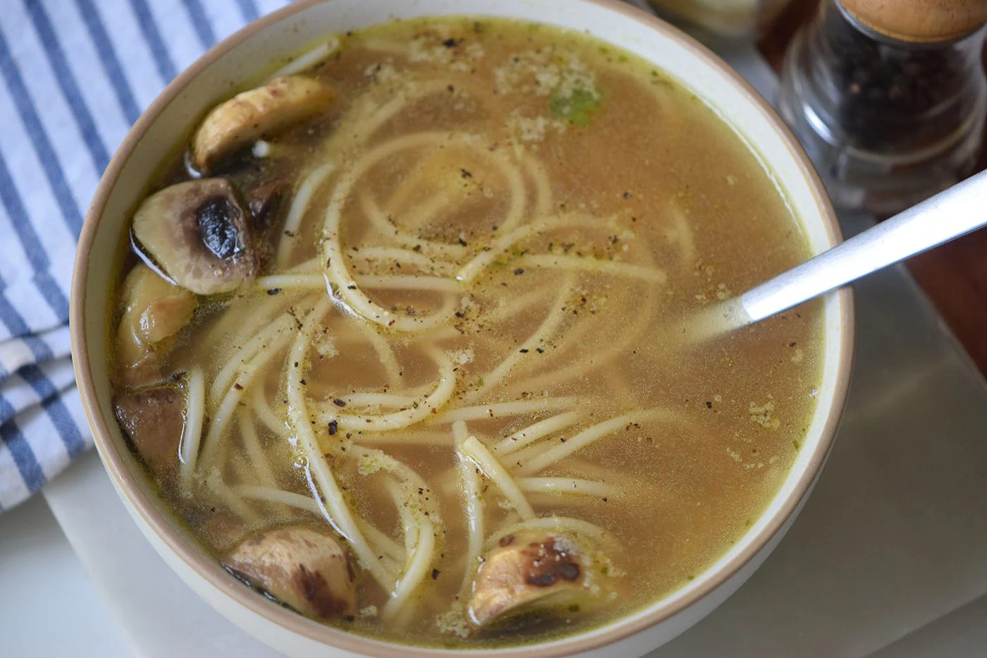 Mushroom Noodle Soup