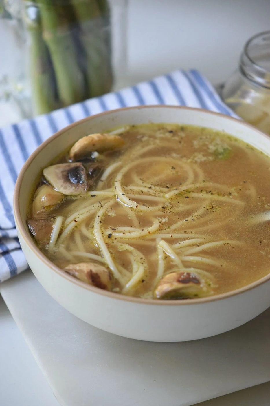 Mushroom Noodle Soup