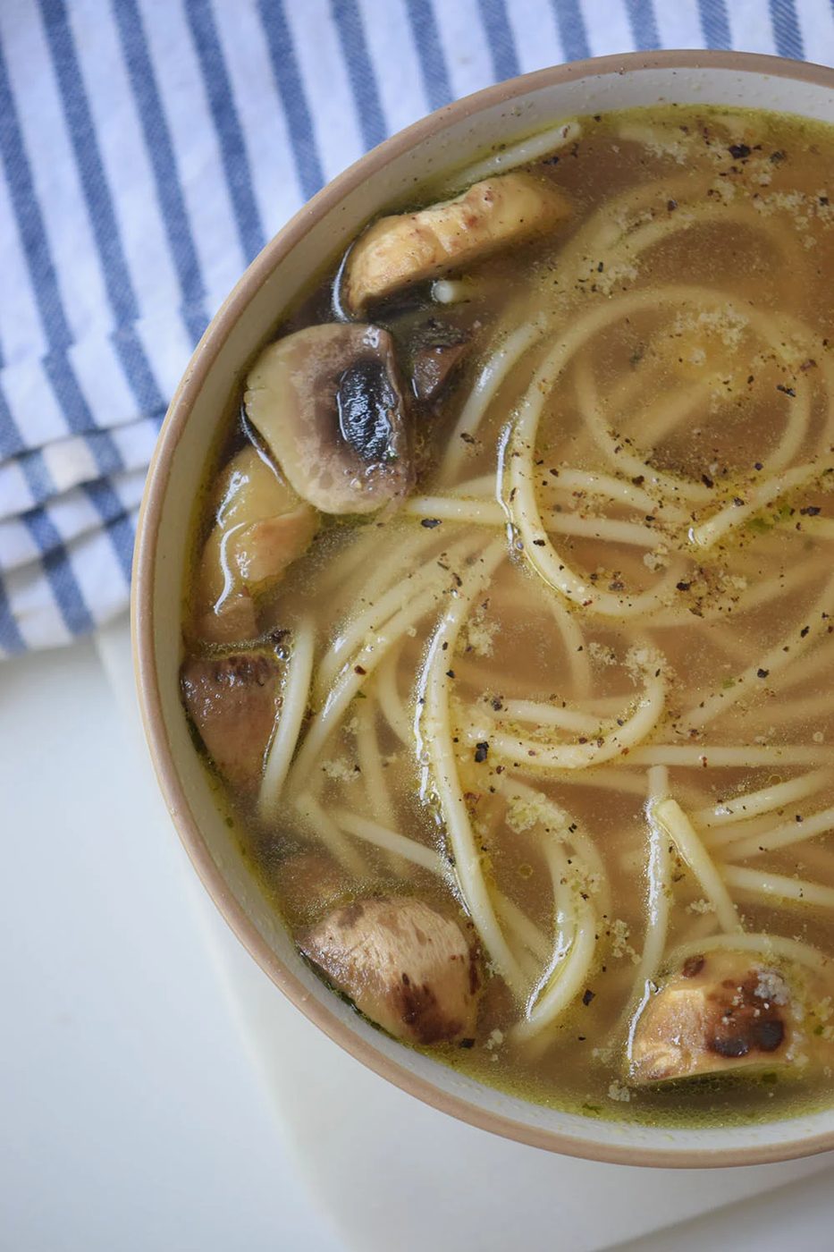 Mushroom Noodle Soup