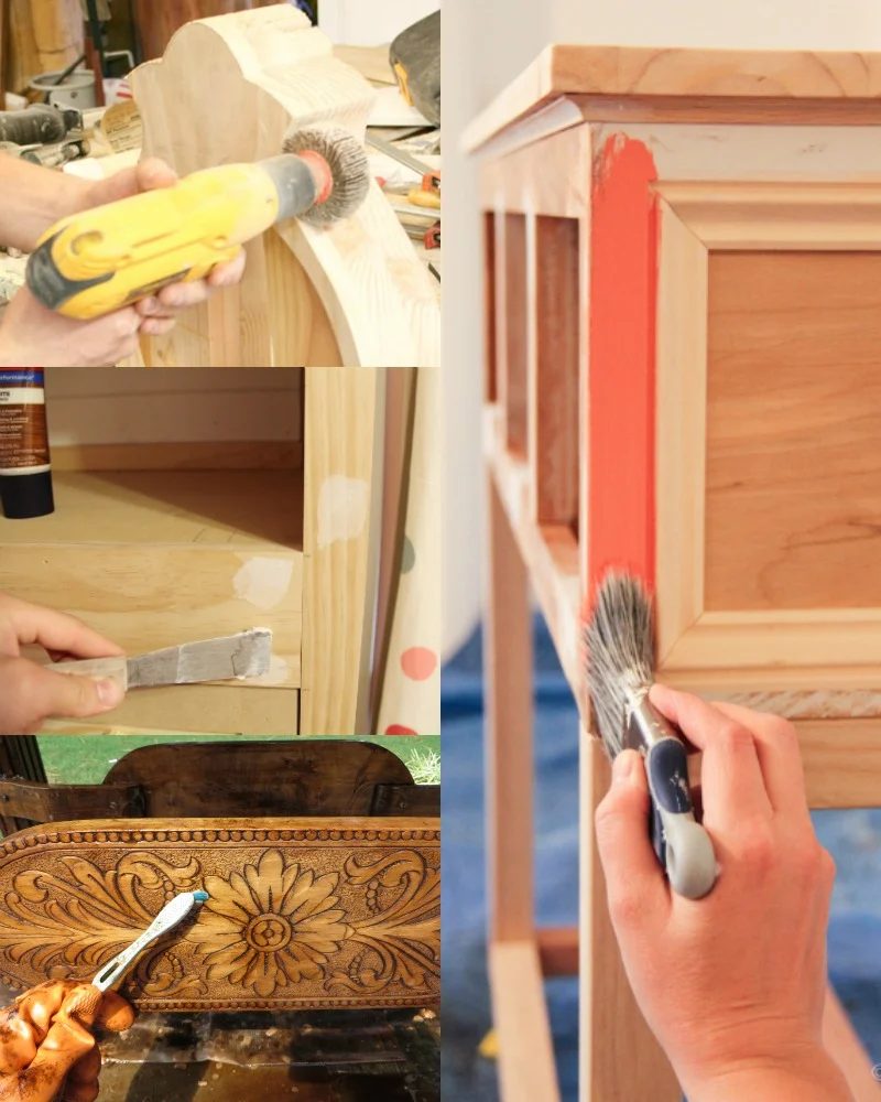 Tips for sanding furniture to paint or refinish @Bekob