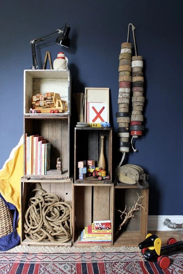Nautical boys room inspiration | Found on inspiredbythis.com