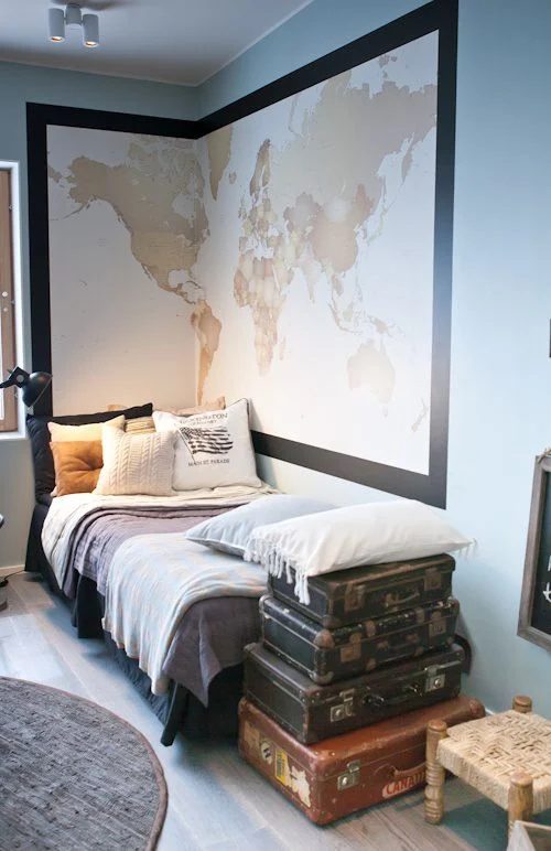 Teen boy room, nautical inspiration | Found on blog.templeandwebster.com.au