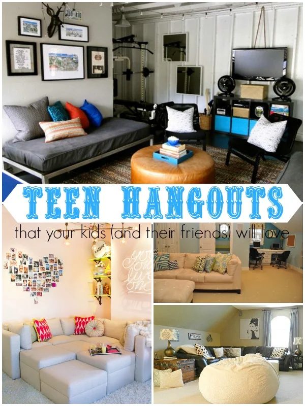 Ten Teen Hangout Areas Your Kids (and their friends) Will Love via Bekob.com #teens #tweens #hangout #teenspace