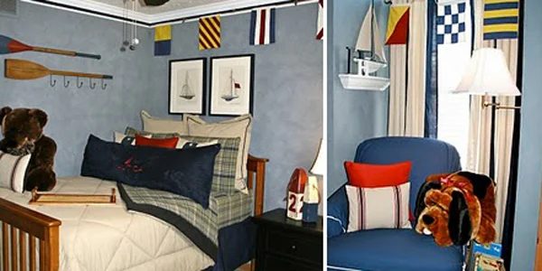 Nautical Themed Little Boys Bedroom