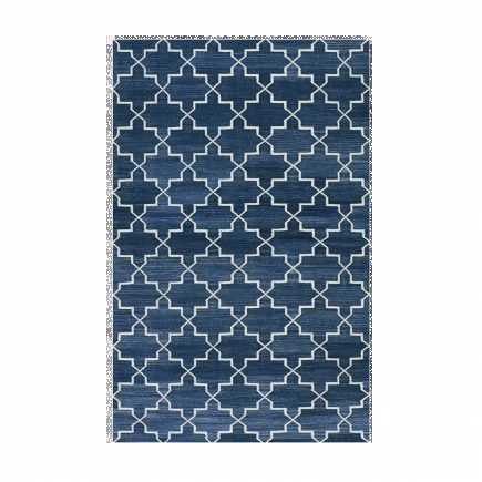 Blue rug