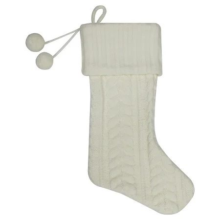 Cable Knit Stocking Cream Target