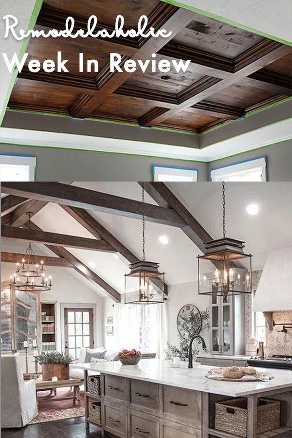 Painting On A Whim, A Painted Ceiling Pattern In The Entry Handmade Master Bedroom Wood Coffered Ceiling