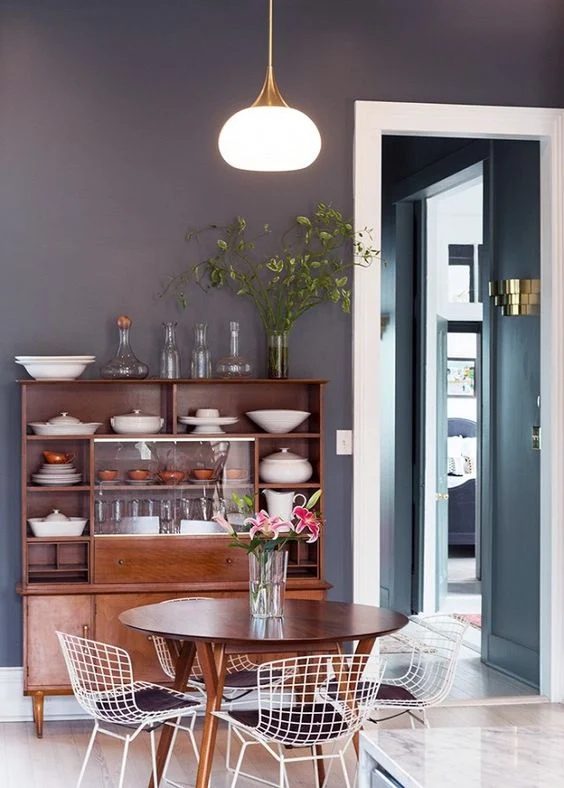 Neutral Mid-Century Modern Dining Room Decorating Tips and options