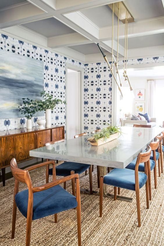 Mid-Century Modern Dining Room Decorating Tips and options