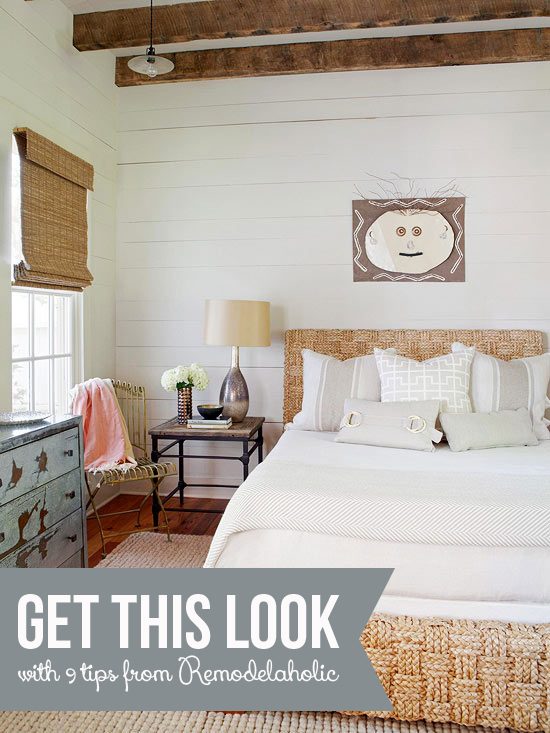 Get This Look: Neutral Rustic Bedroom | 9 tips from Bekob.com #getthislook #rustic #neutral #bedroom @Bekob
