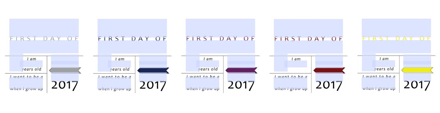 Free Printable First Day of School Signs