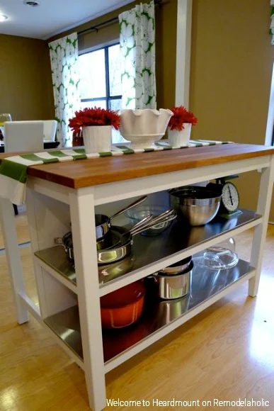 Open Shelving On New IKEA Kitchen Island, Welcome To Heardmount On Bekob