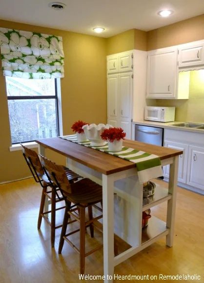 New IKEA Kitchen Island In Kitchen Redo, Welcome To Heardmount On Bekob