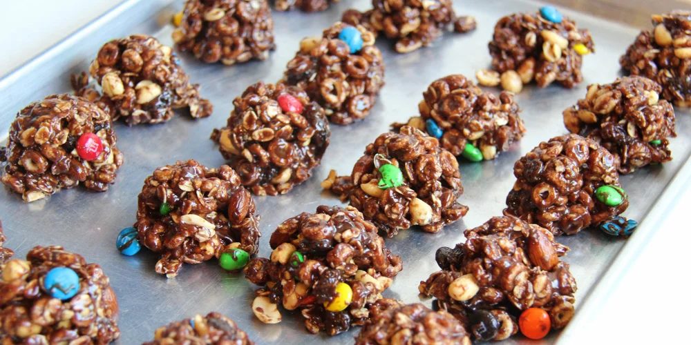 No Bake Trail Mix Cookies Recipe
