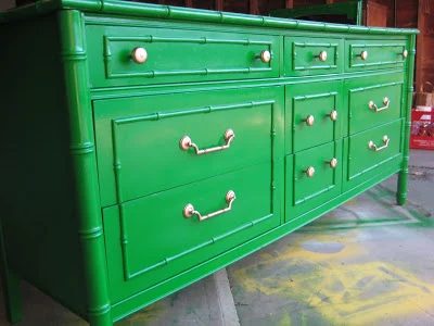 No fear of Color, Bamboo Styled Dresser Redo