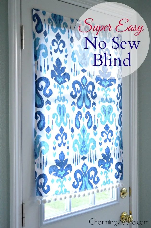No-Sew Magnetic Blind walkthrough, Charming Zebra on Bekob