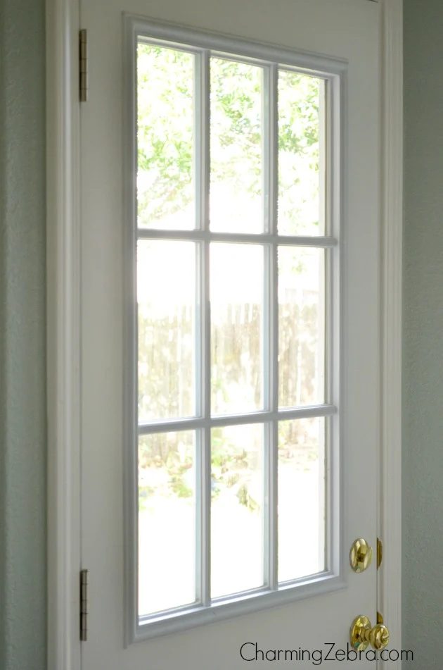 how to cover a half door window, Handmade magnetic curtain, Charming Zebra on Bekob