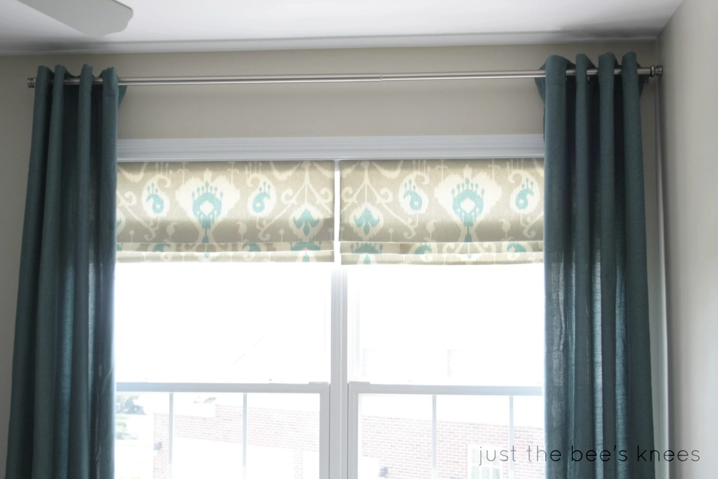 Create a Faux Roman Shade