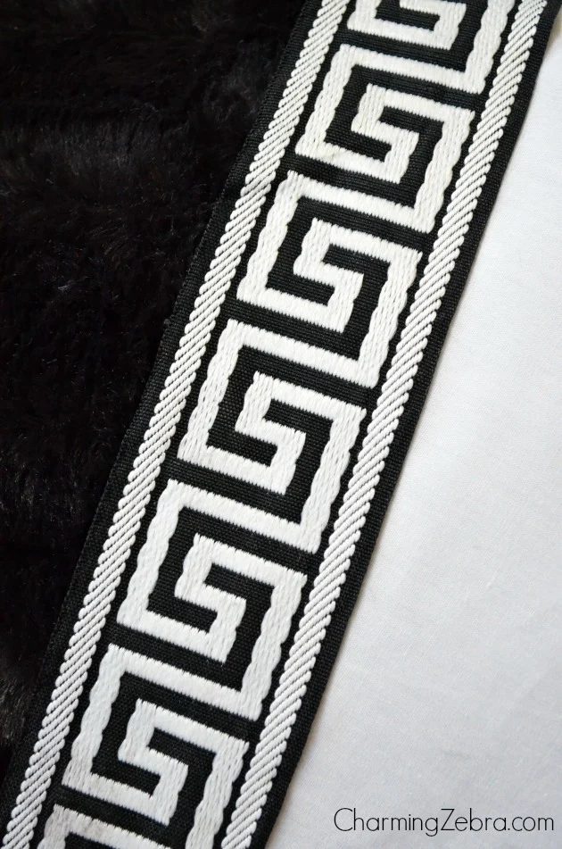trim on Handmade magnetic curtain window blind, Charming Zebra on Bekob