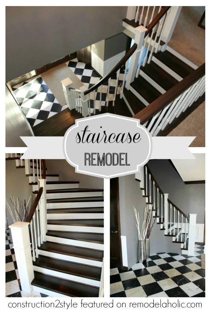 Curved Staircase Remodel - Construction2Style via @Bekob