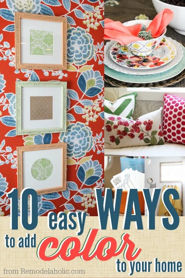 10 Ways to Add Color To Your Home @Bekob