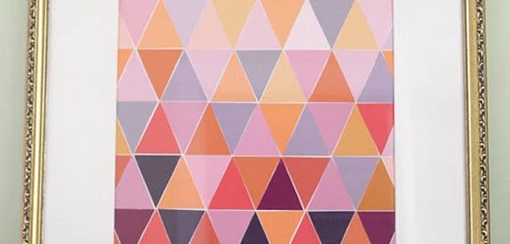Ombre Paint Chip Art walkthrough