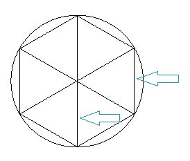 how to figure out the hexagon size for an accent wall, For My Love Of featured on Bekob
