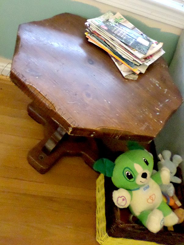 vintage octagon table, For My Love Of featured on Bekob