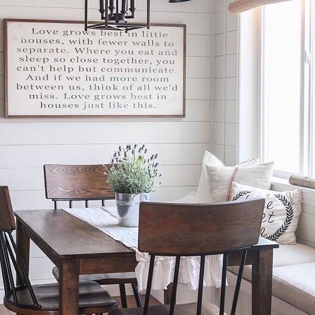 cottage farmhouse dining room style inspiration