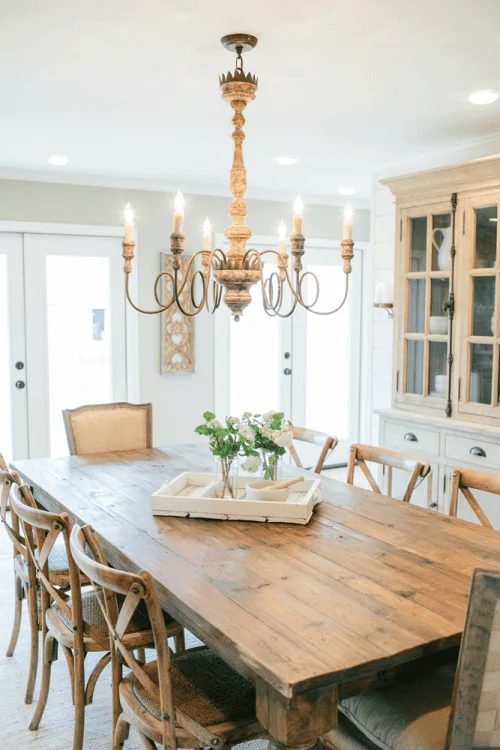 cottage farmhouse dining room style inspiration