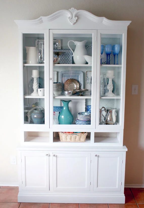 Handmade Remodel Of Kitchen Hutch Used For Displaying Dishes, By @Bekob