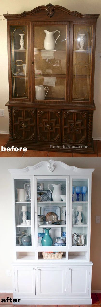 Old Hutch Now White Hutch