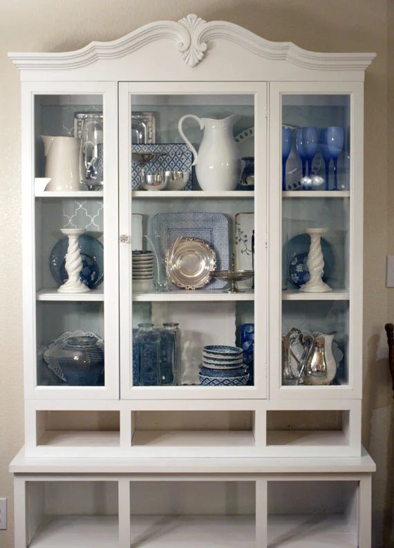 How To Style Dishes In A Hutch, By @Bekob