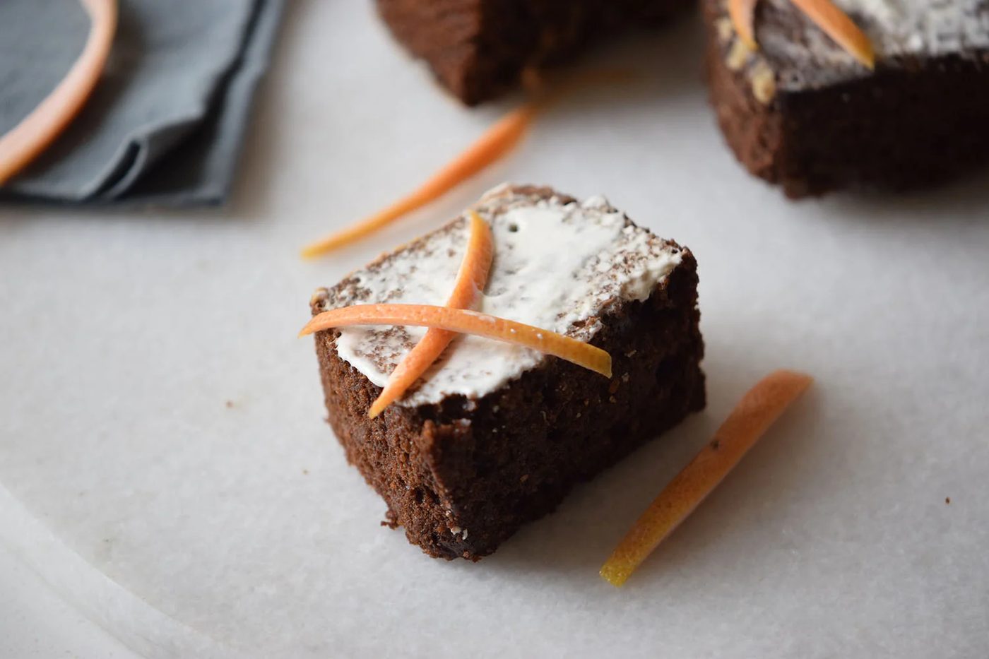 Orange Chocolate Cake Squares
