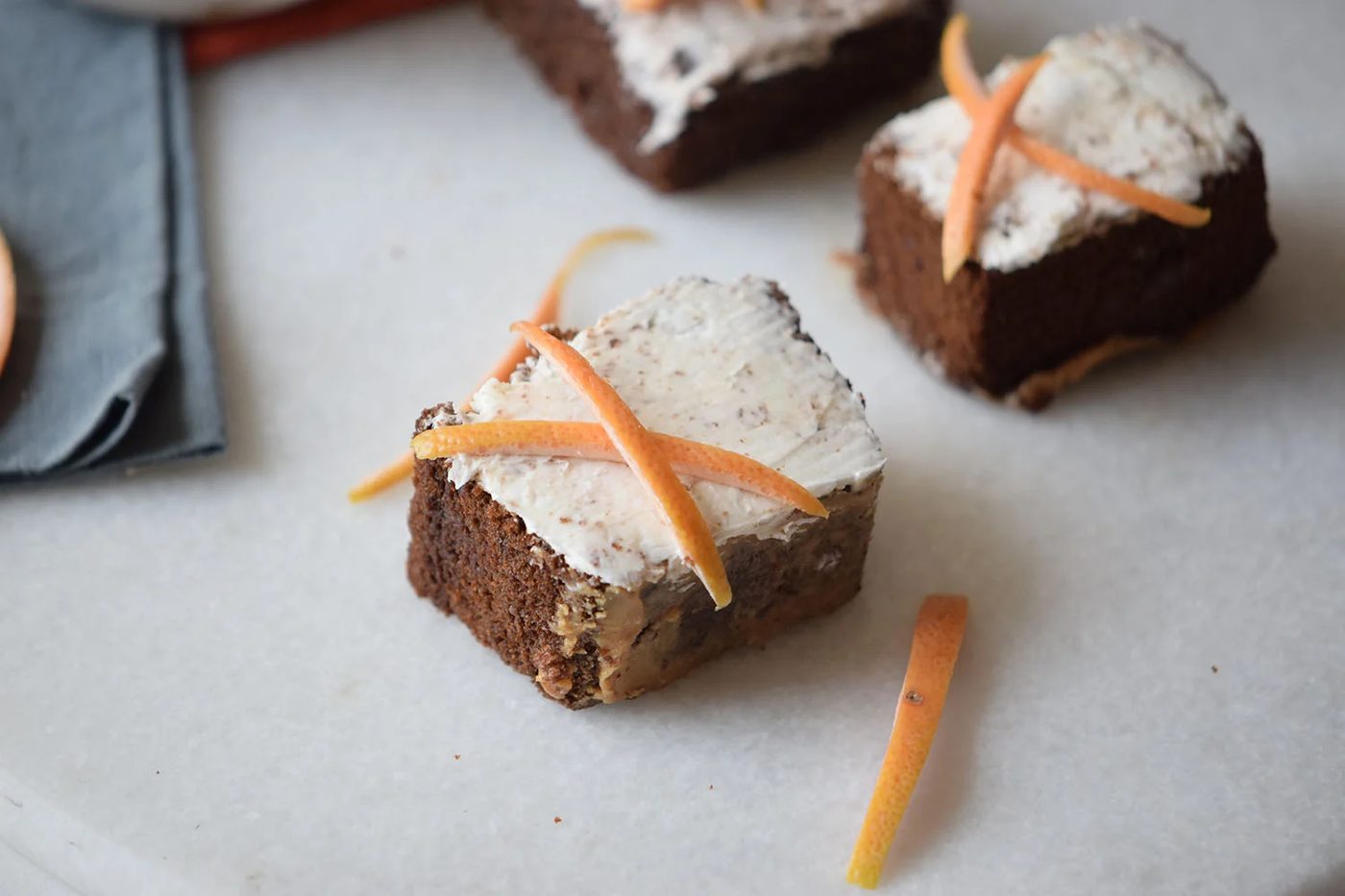 Orange Chocolate Cake Squares