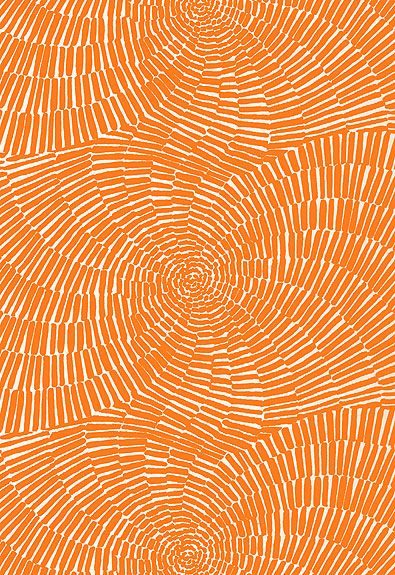 orange schumacher fabric