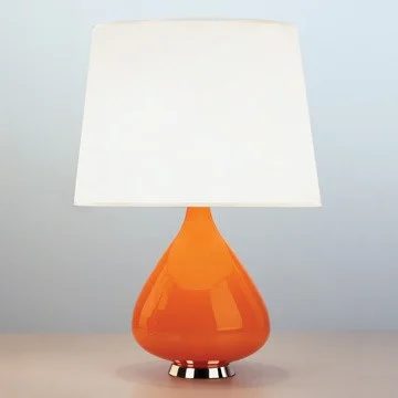 orange teardrop lamp