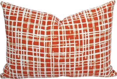 Tonic Living orange pillow