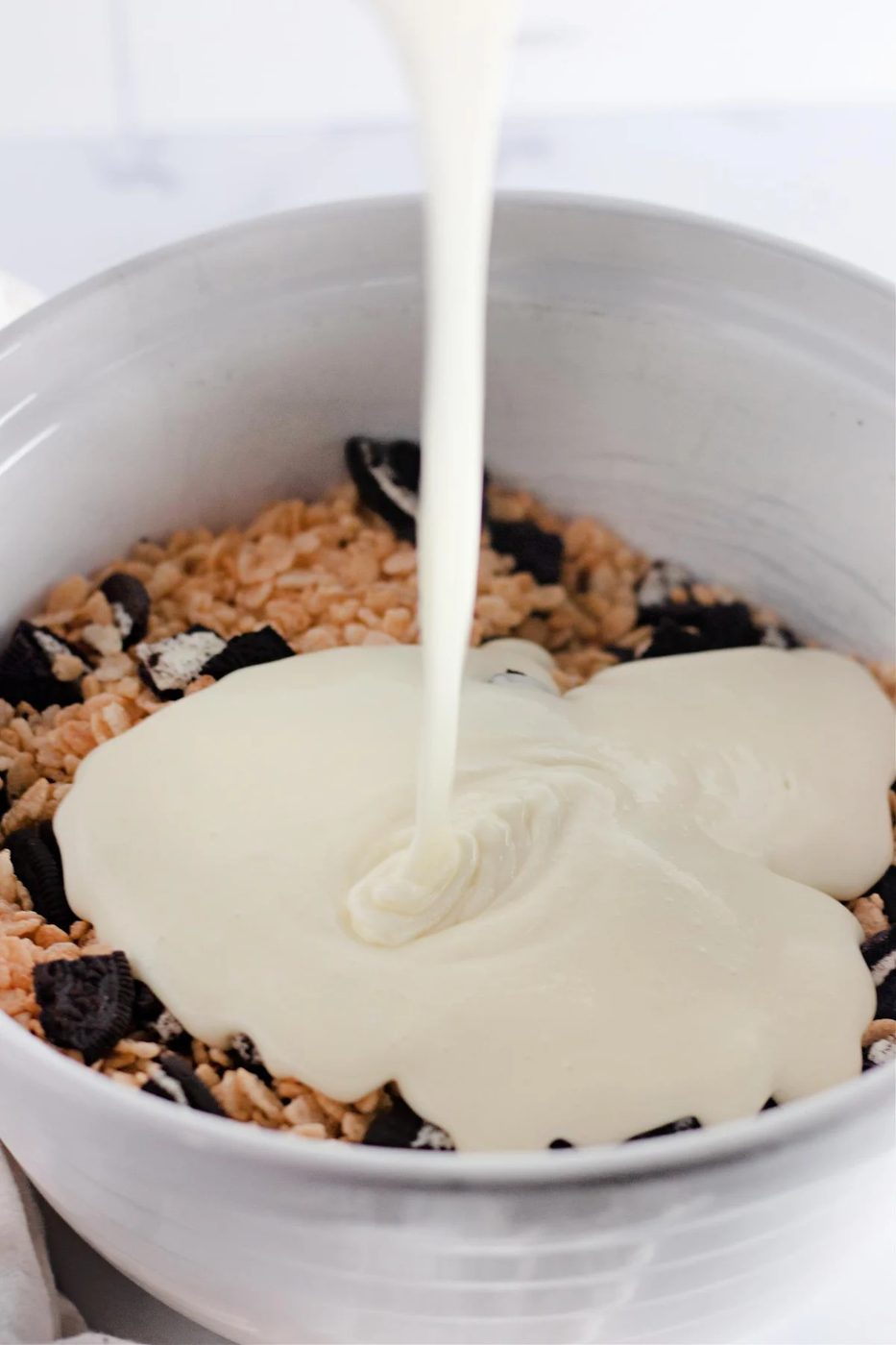 Oreo Krispie Treats Process 1