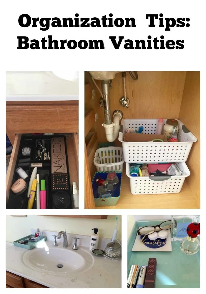 straightforward, real-life ways to make your bathroom vanity organized