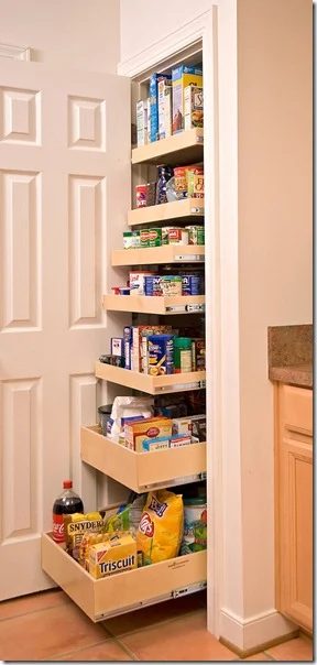 slide out pantyr shelves