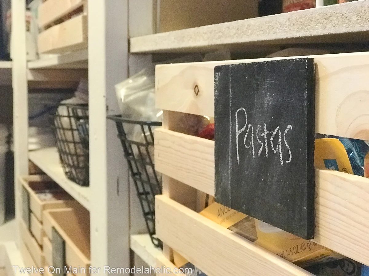 Organize a Large Pantry on a Dollar Store modest-cost