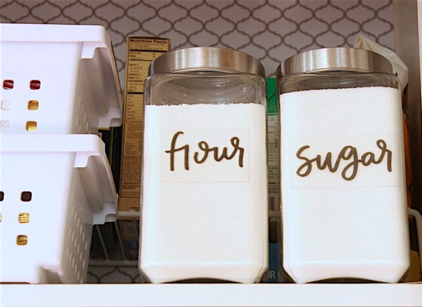 Pretty straightforward, Pretty Organized: Pretty Pantry Makeover
